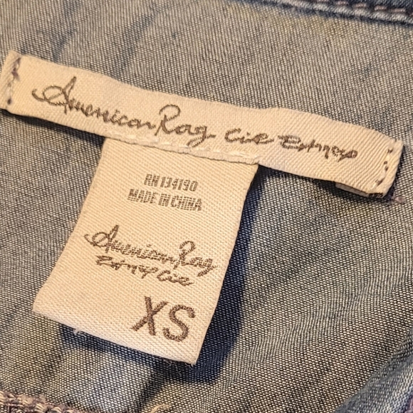 AMERICAN RAG CIE Sleevless Tunic Top with Pockets - Picture 4 of 5